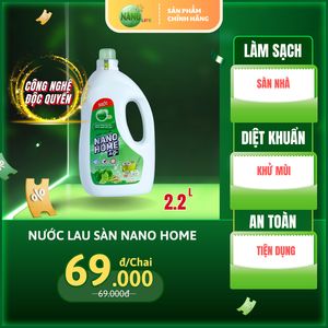 Nước lau sàn Nano Home AG+ (sả chanh)