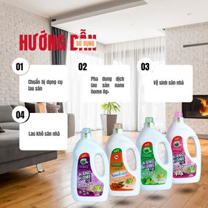 Nước lau sàn Nano Home AG+ (sả chanh)