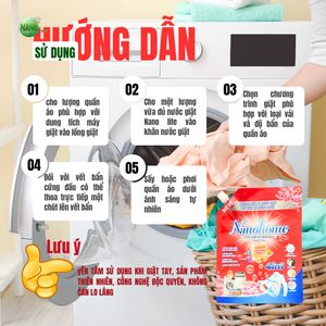 Nước giặt túi Mua 5 tặng 3 (member)